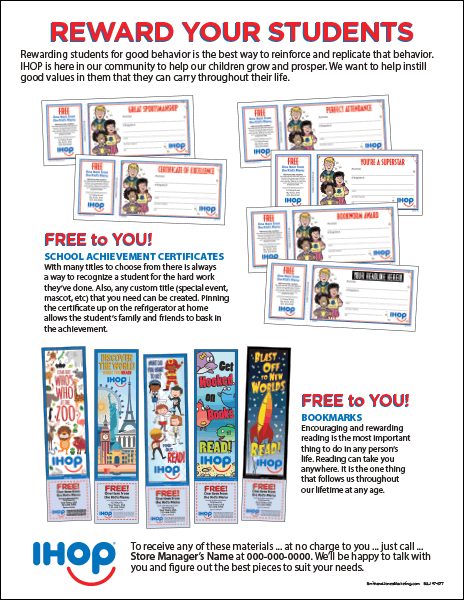 FREE! School Achievement Certificate and Bookmark Promo Letter FREE! School Achievement Certificate and Bookmark Promo Letter