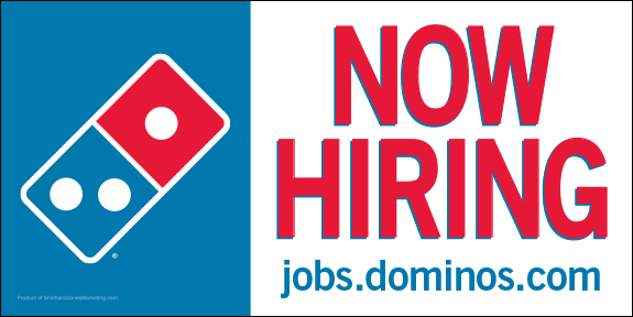 Now Hiring Banner [6' x 3'] - Click Image to Close