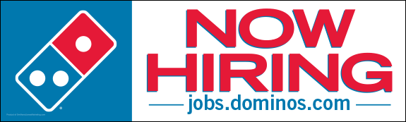 Now Hiring Banner [10' x 3']