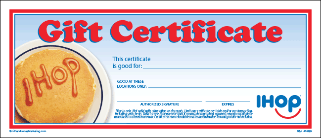 Safety Paper Gift Certificate [With Photo]