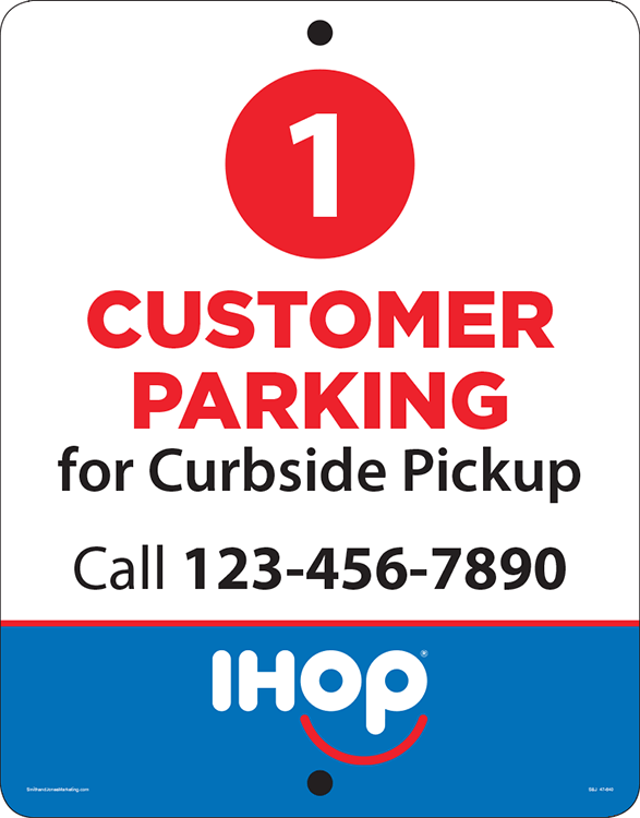 Curbside Pickup Sign